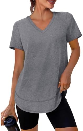 Short Sleeve Shirts Workout Pilates Outfits