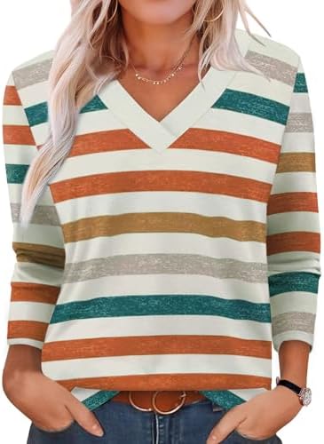 Stripe Shirt Long Sleeve Tops