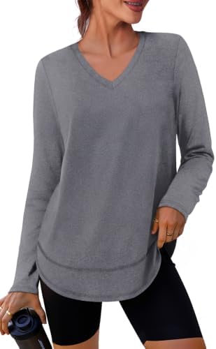 Workout Tops Long Sleeve Shirts Pilates